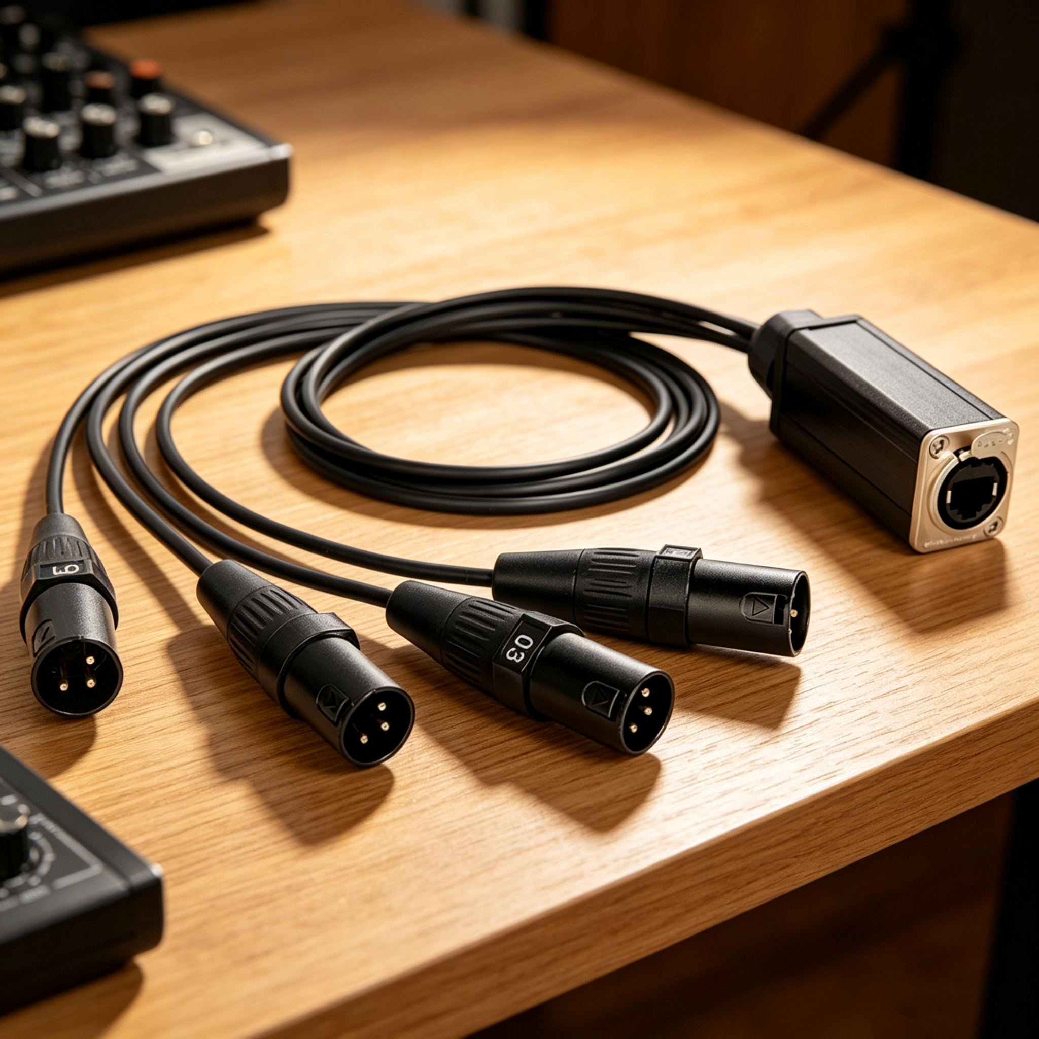 Adapta XLR lórí Cat5