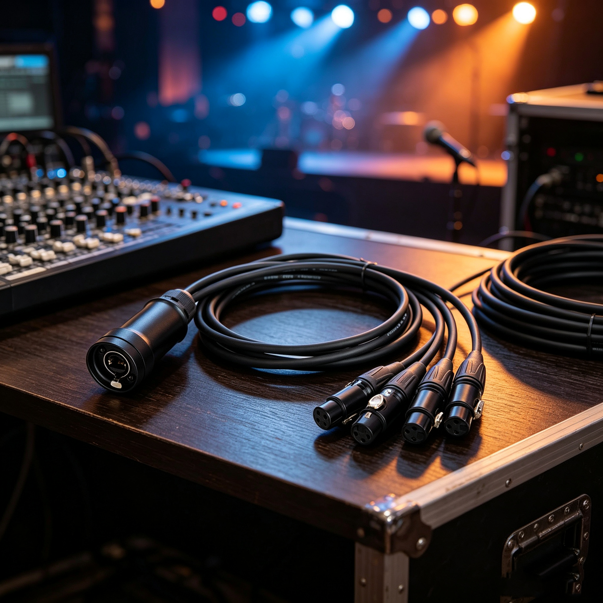convertidor XLR femella per a caixa d'escenari