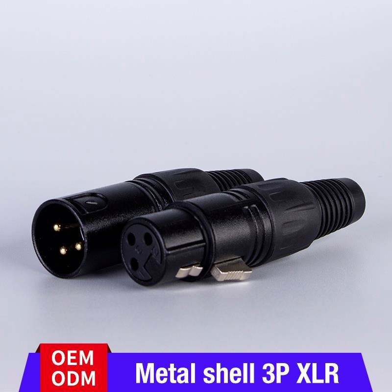 asopo XLR ti a fi goolu bo akọ obinrin