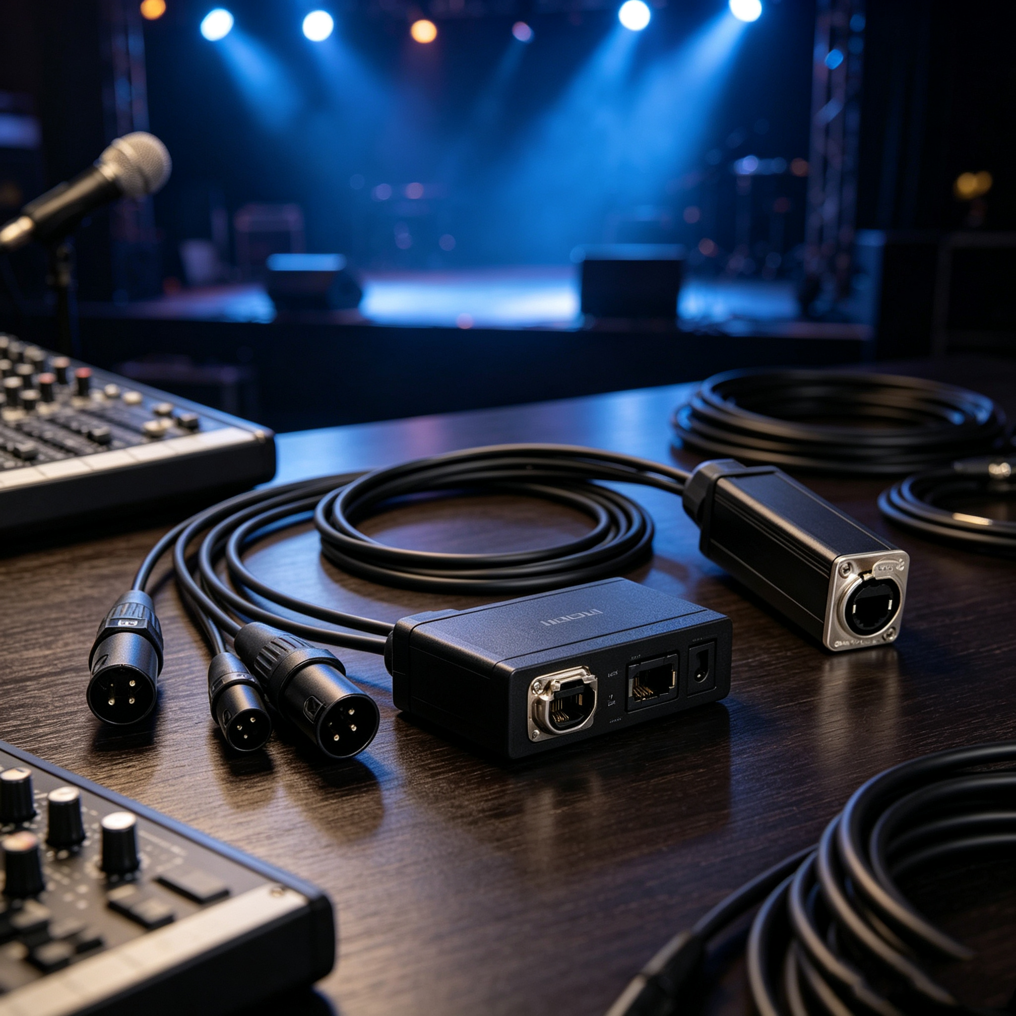 Ayipada XLR RJ45 apoti ipele