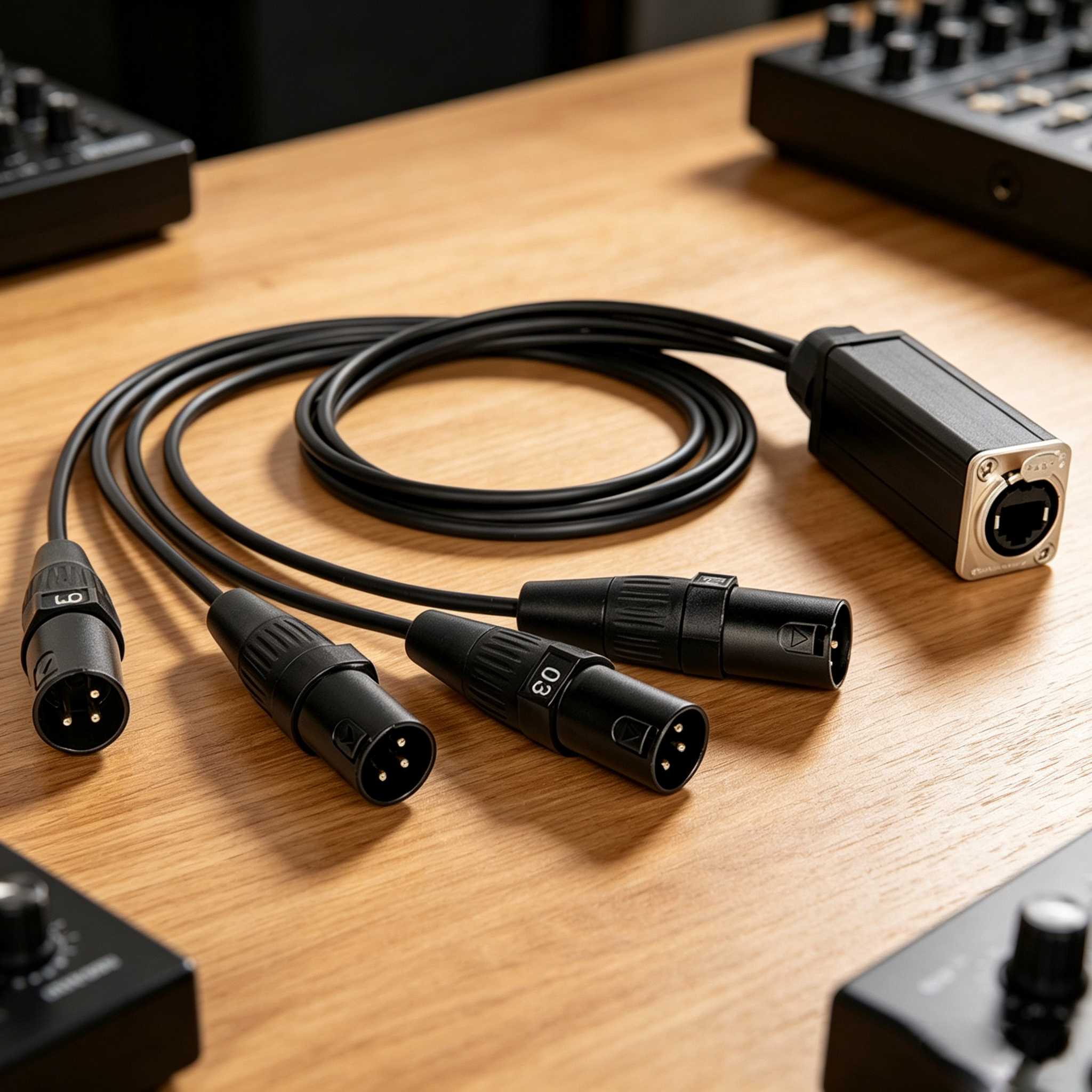 ohùn ejò RJ45 sí XLR