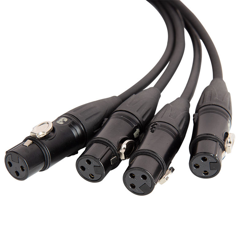 XLR mascle de 4 canals sobre Cat6