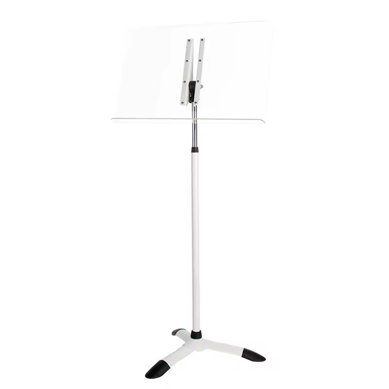 adjustable music stand with shelf