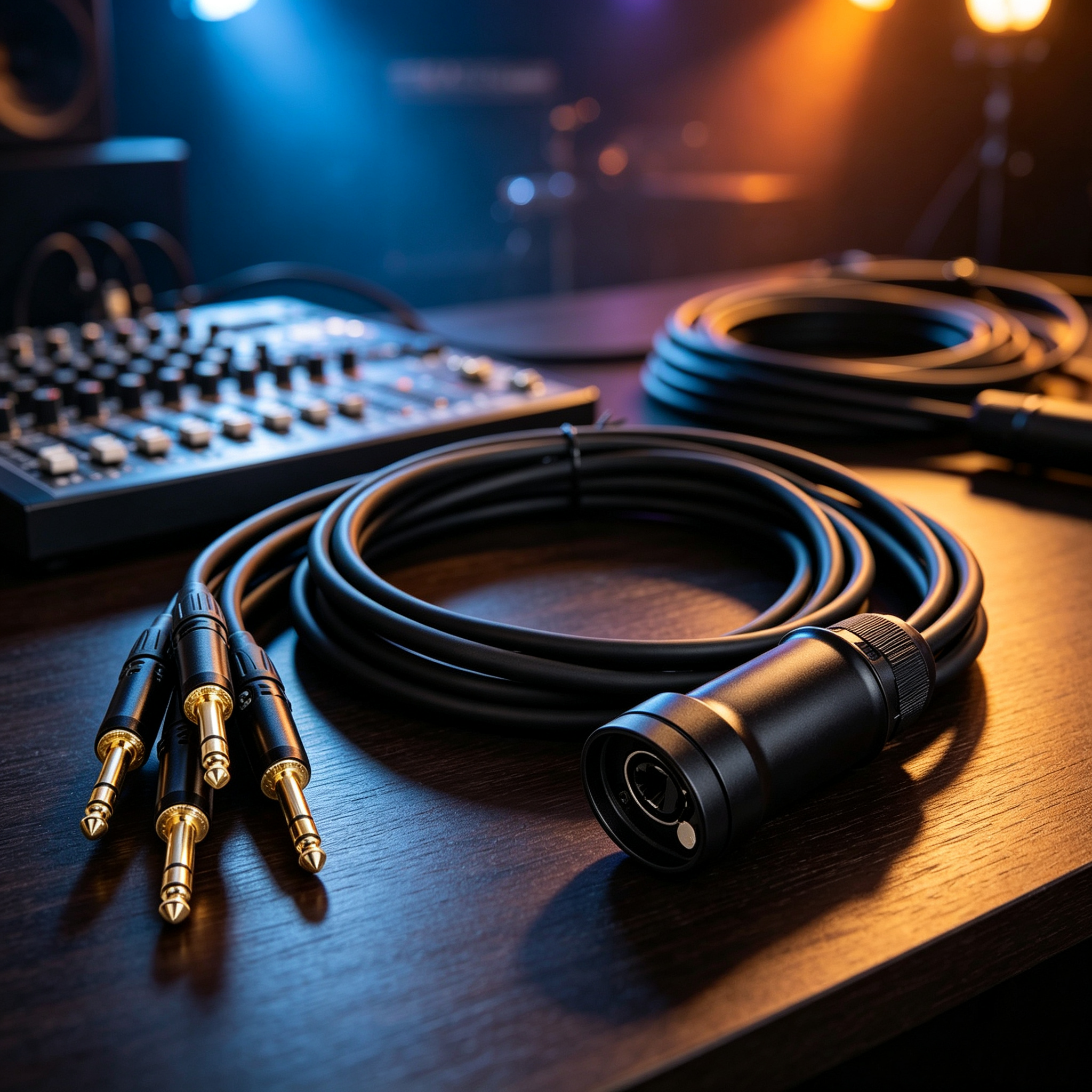 Cat5 to 6.35mm breakout cable