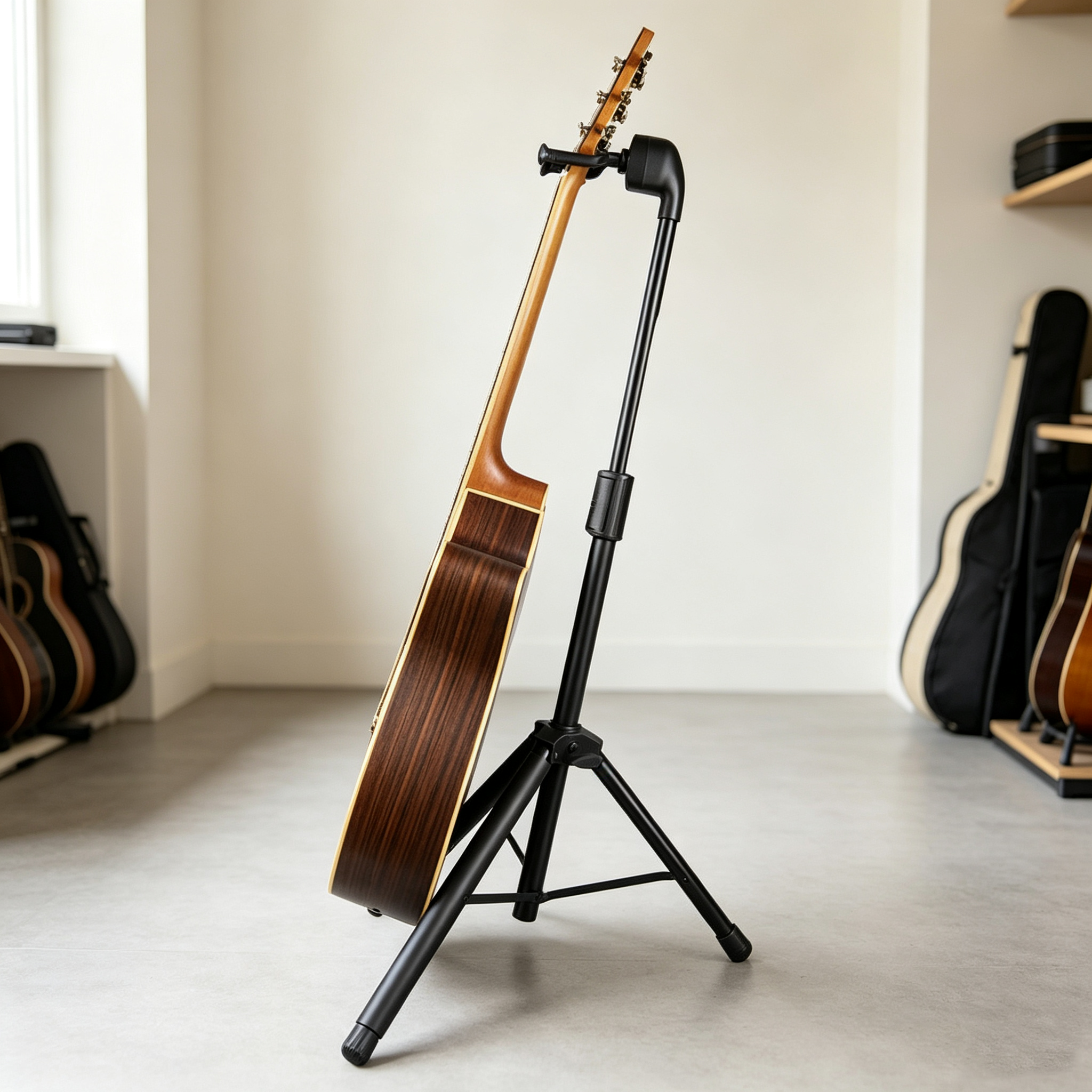 foldable guitar stand for acoustic