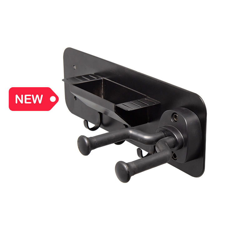 wall mount guitar hanger with shelf