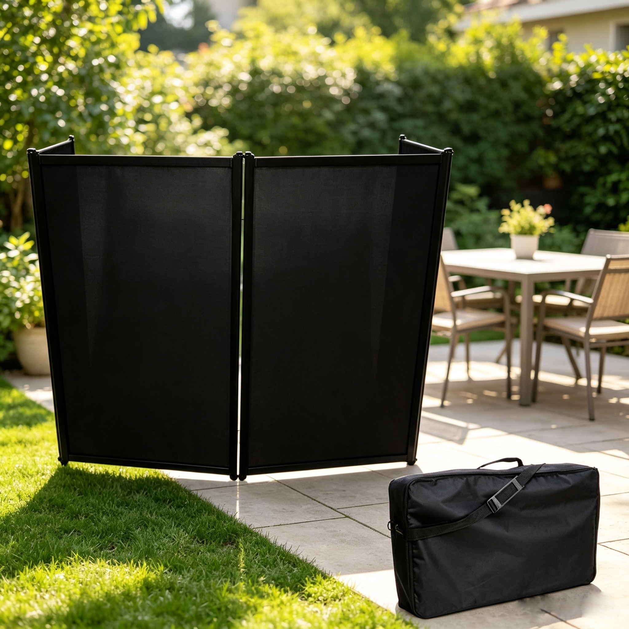 foldable DJ booth screen