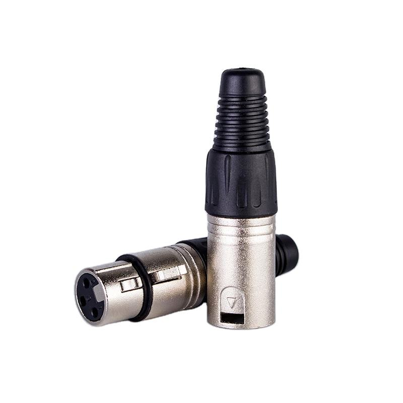 nickel plated XLR connector