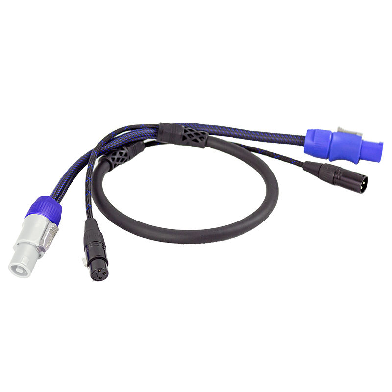 Power Snake Cable with XLR and PowerCON