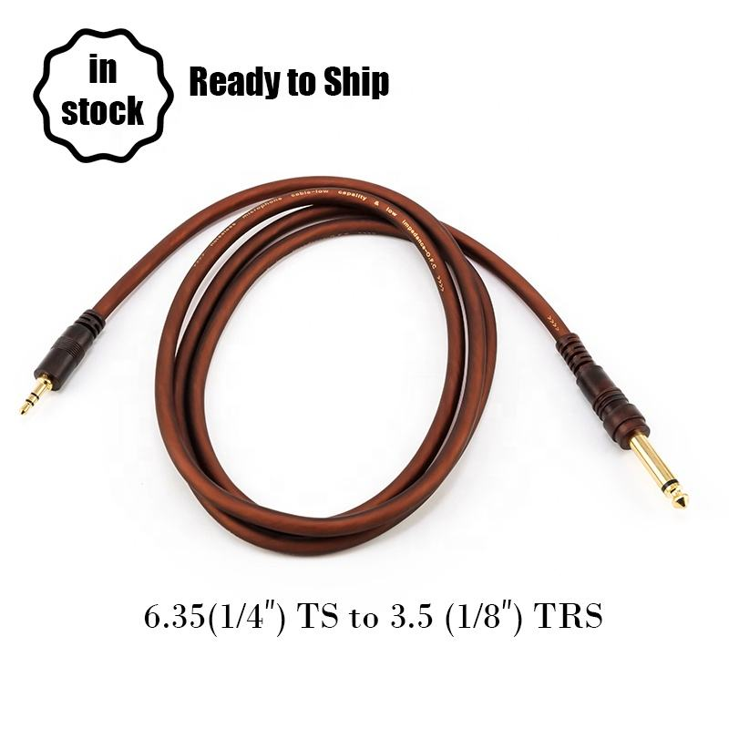 6.35mm to 3.5mm audio cable