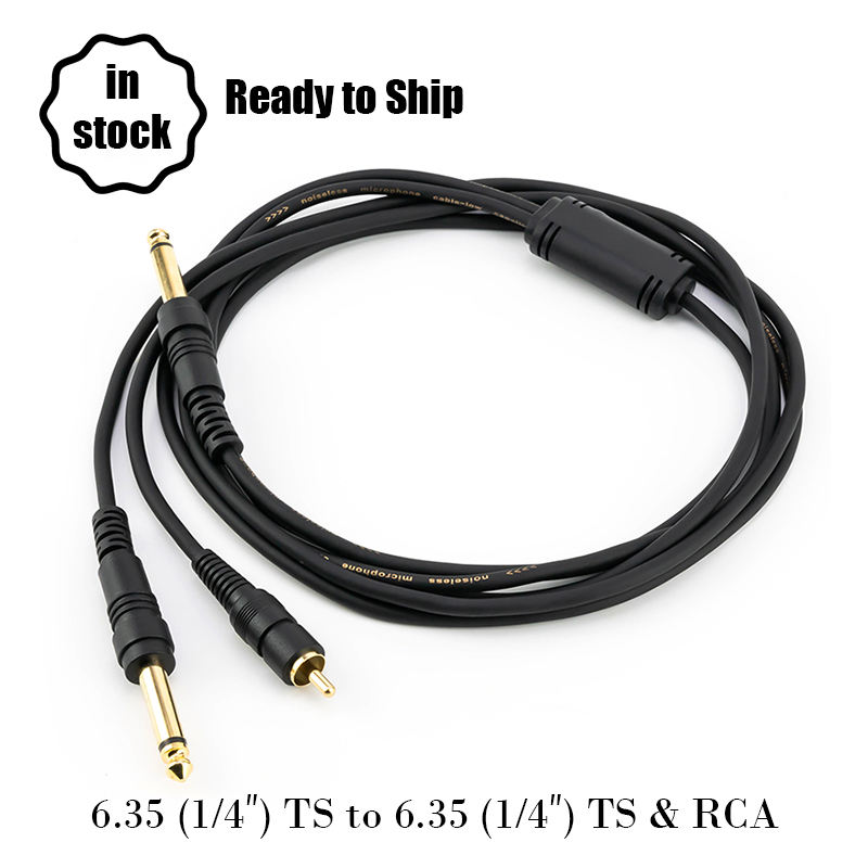 6.35mm to RCA cable