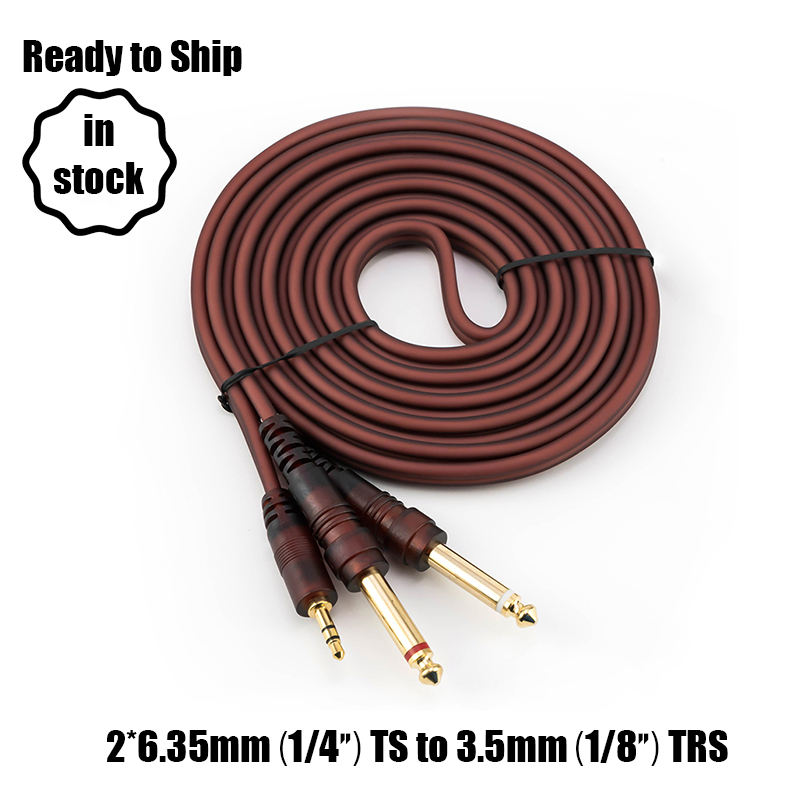 6.35mm to 3.5mm audio cable