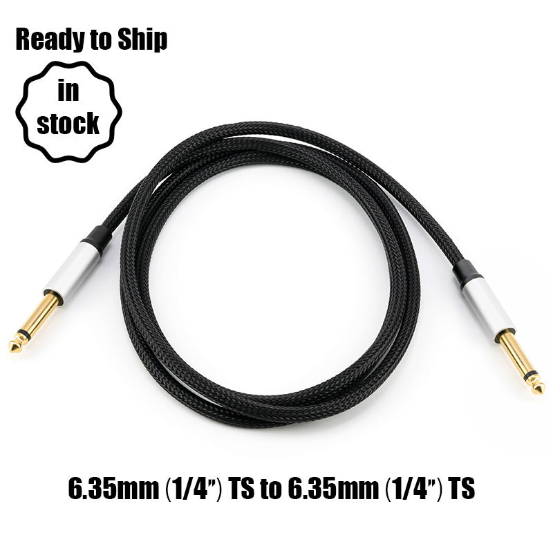 6.35mm to 6.35mm TS cable