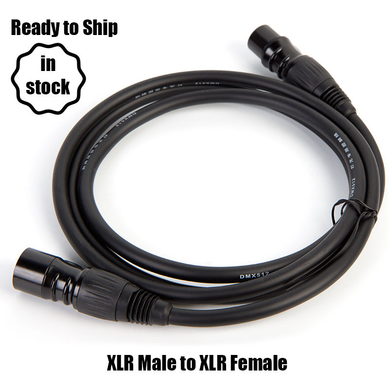 XLR male to female cable