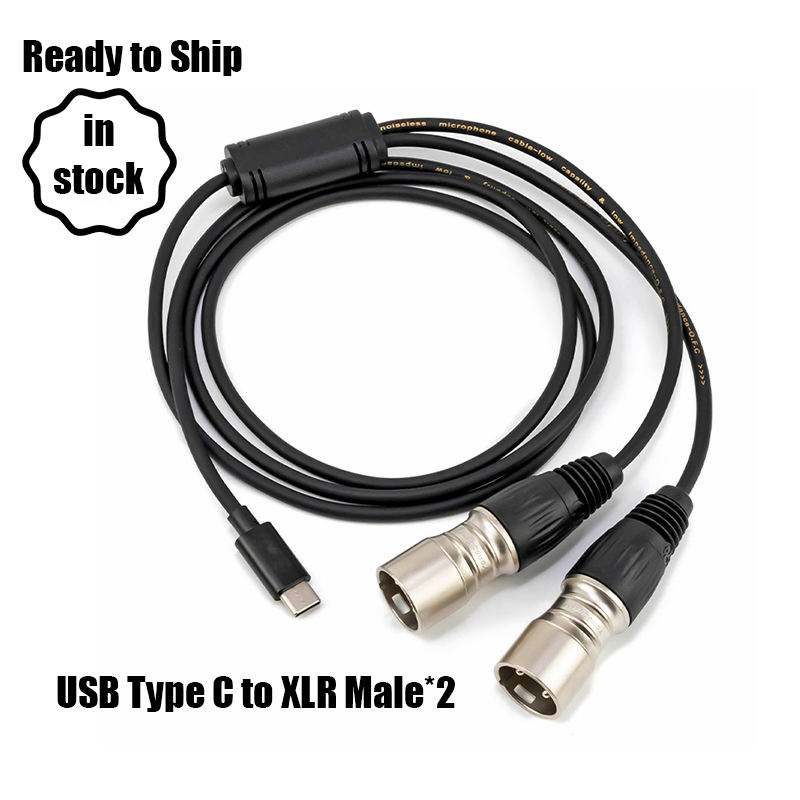 USB C to XLR cable