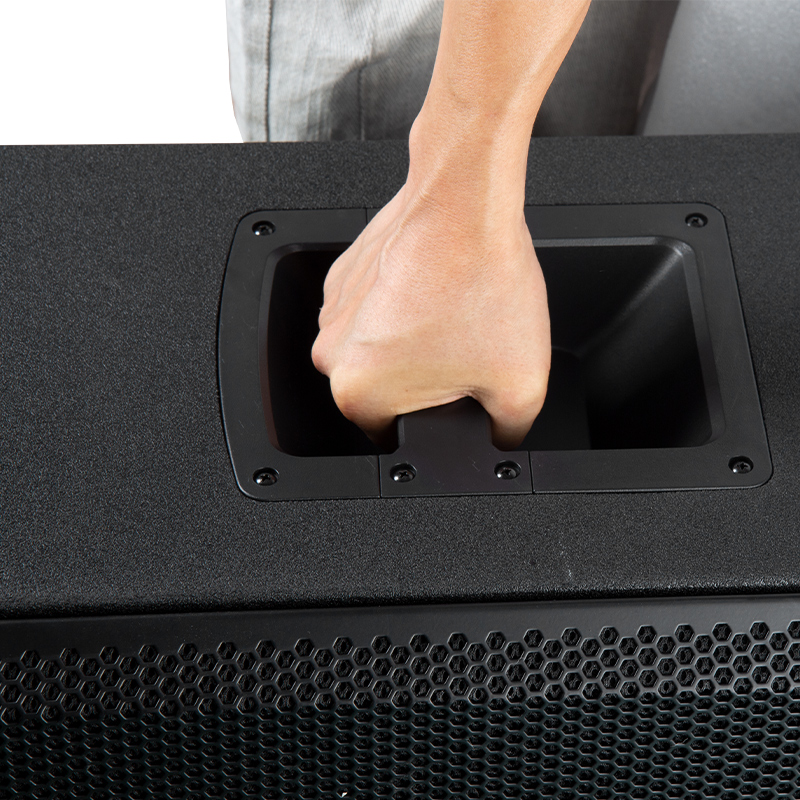 Active two way wooden monitor speaker