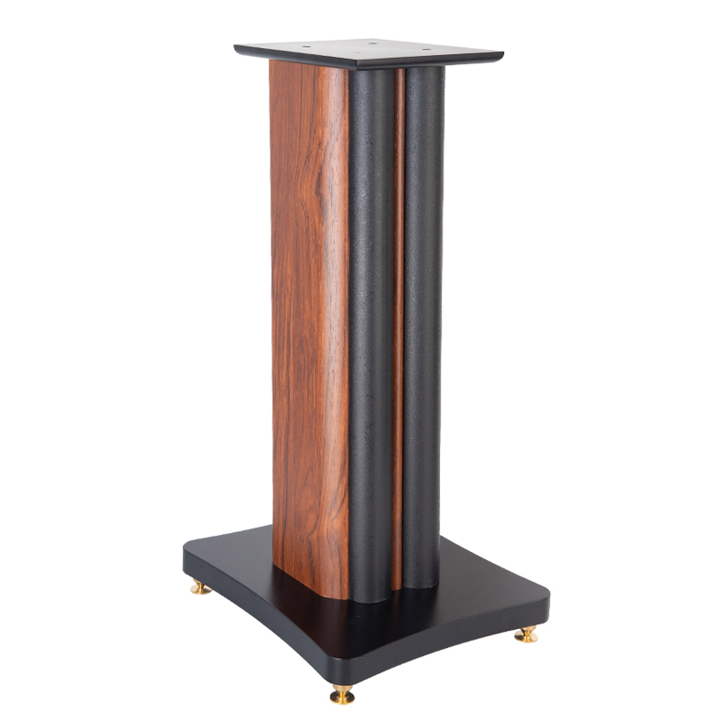 Wood speaker stand