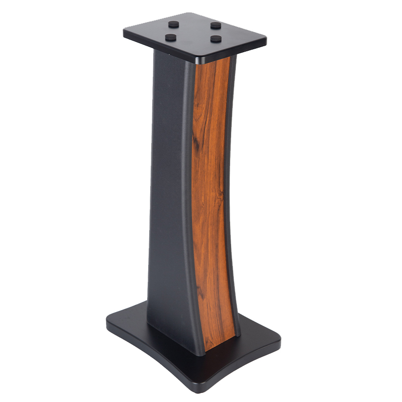 wood speaker stand