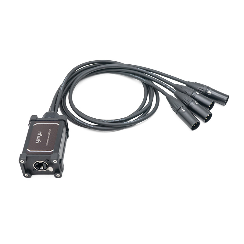 RJ45 to 4 XLR male Adapter