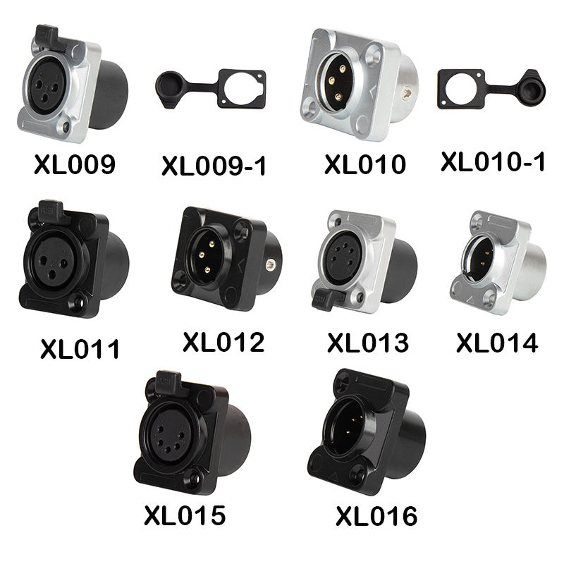 XLR panel mount jack