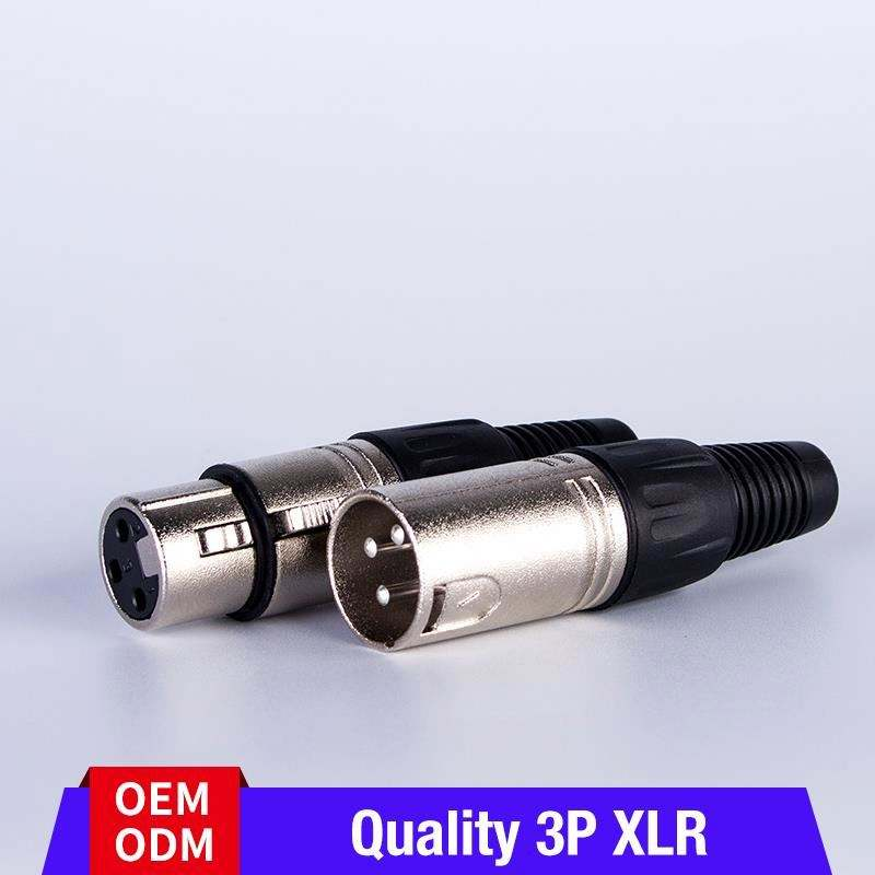 nickel plated XLR connector
