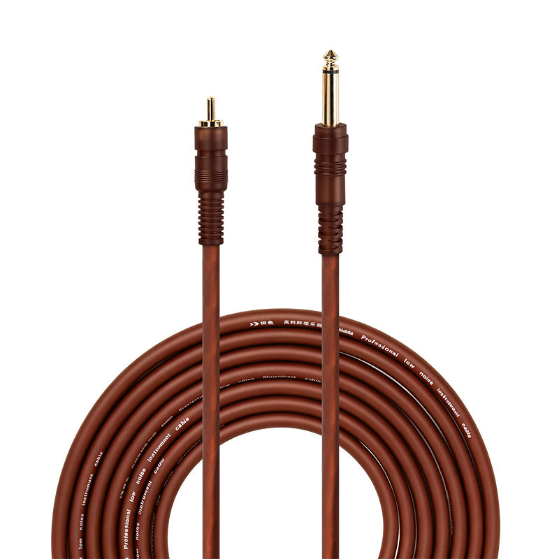 6.35mm to RCA audio cable