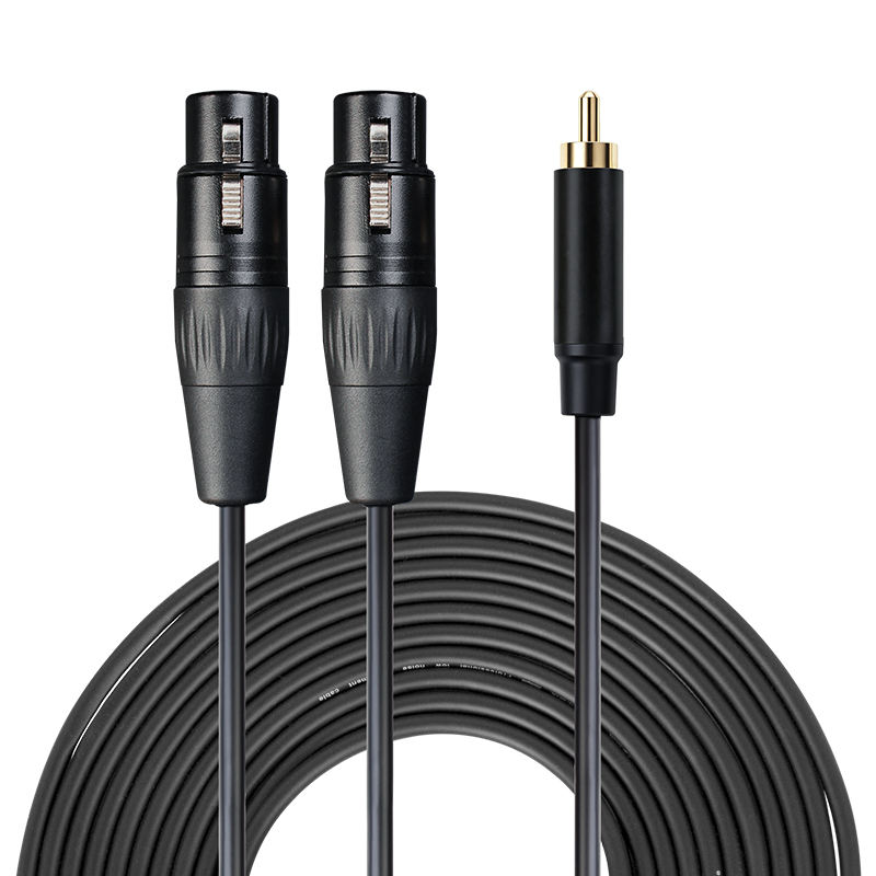 XLR female to RCA cable