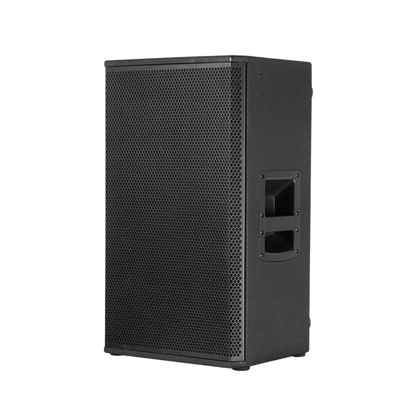 Active two way wooden monitor speaker