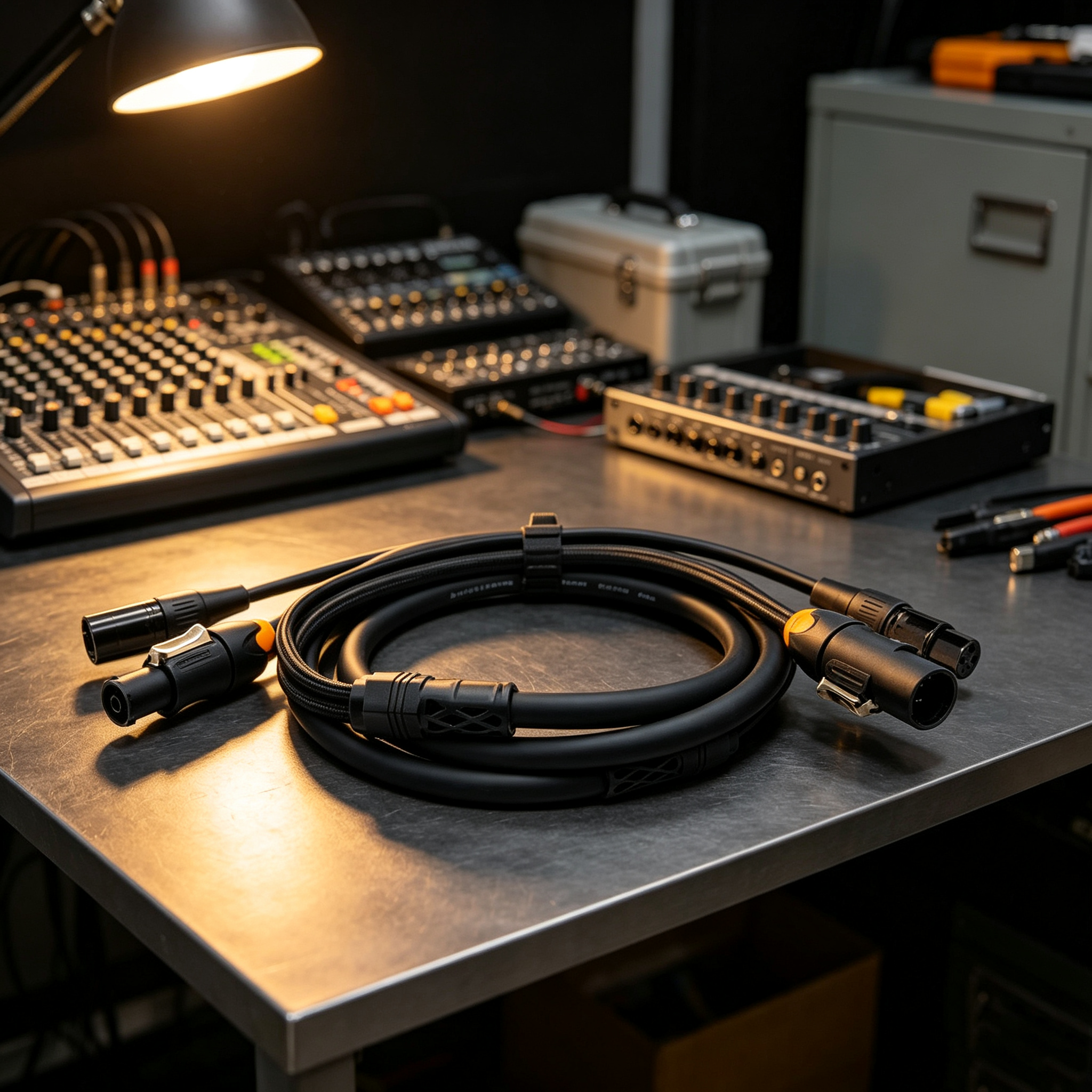 stage audio power cable