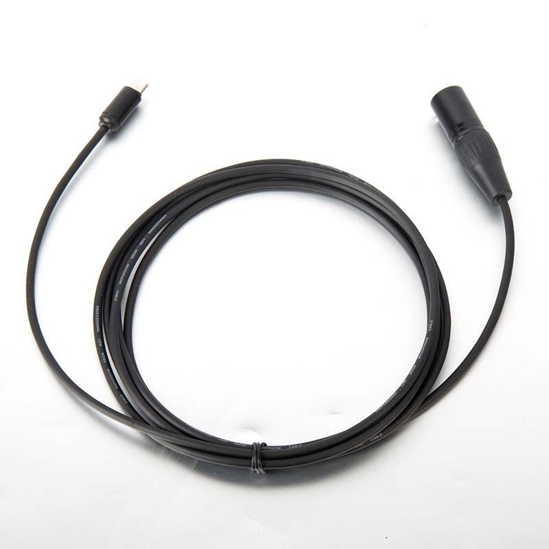 USB C to XLR female microphone cable 2m