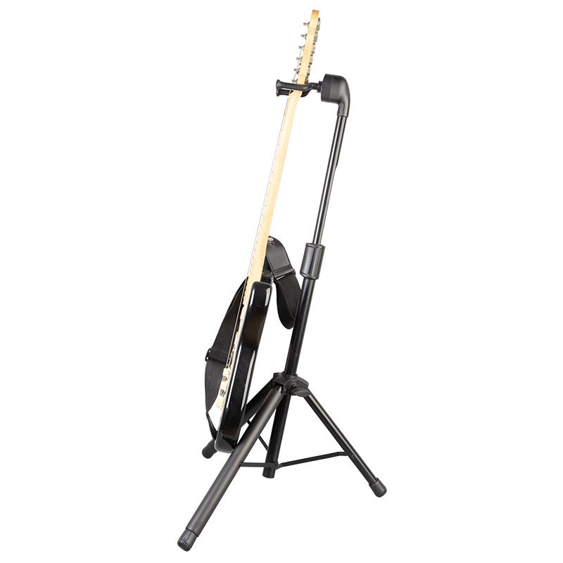 electric guitar stand auto lock