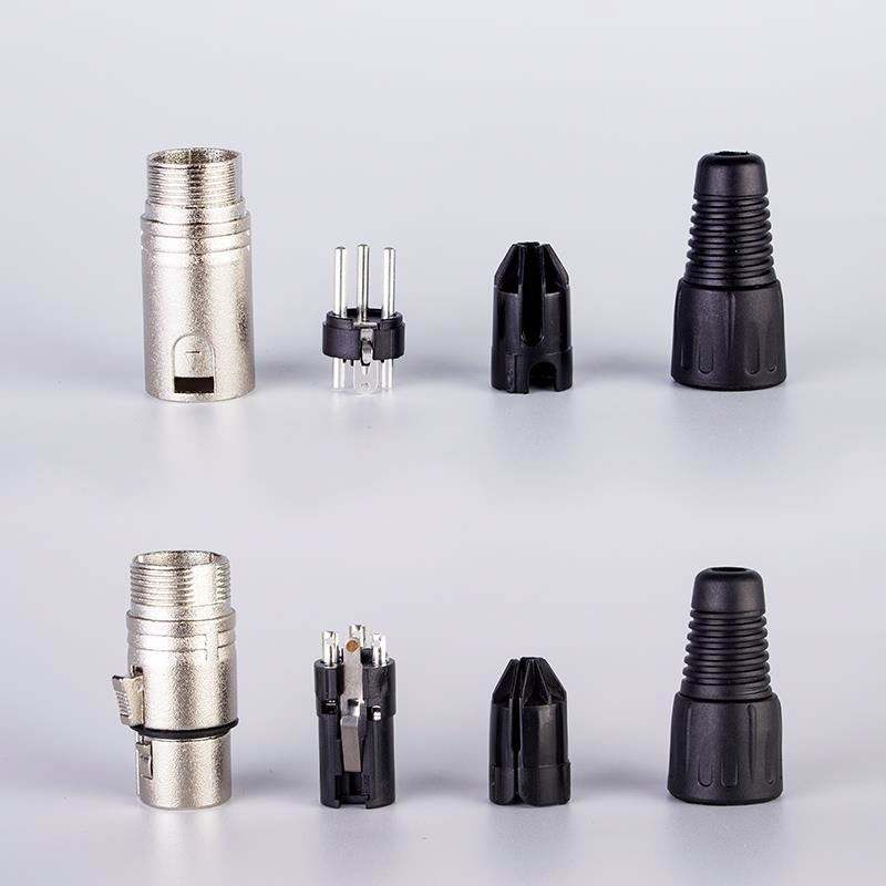 nickel plated XLR connector