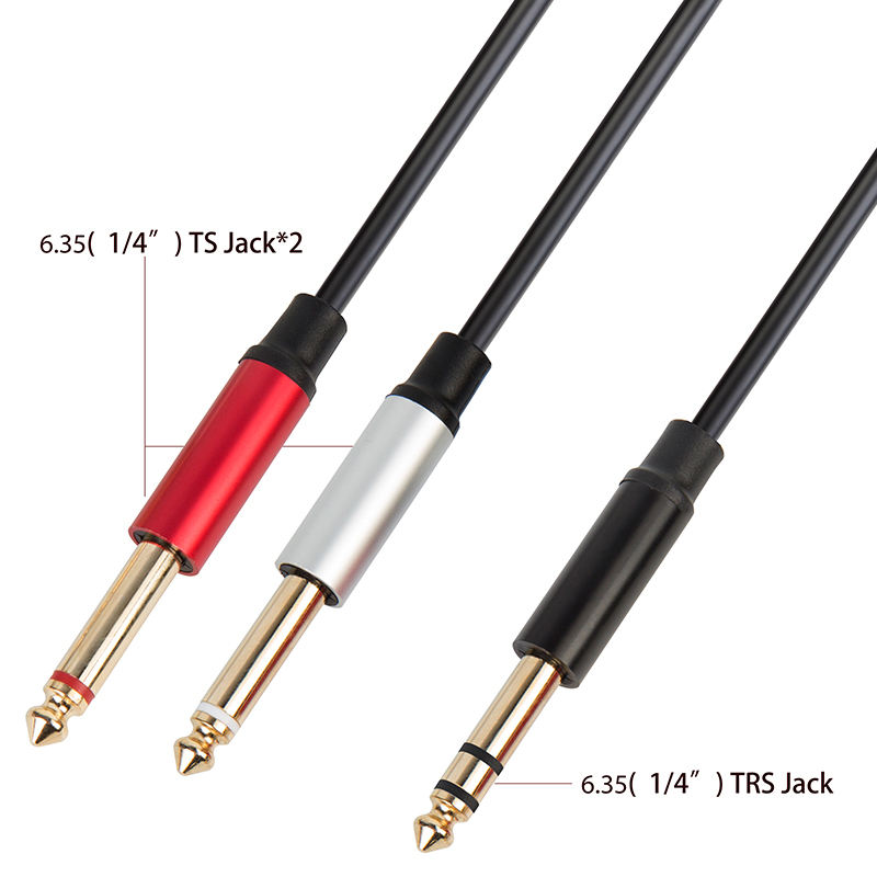 1/4 inch insert cable Y shape