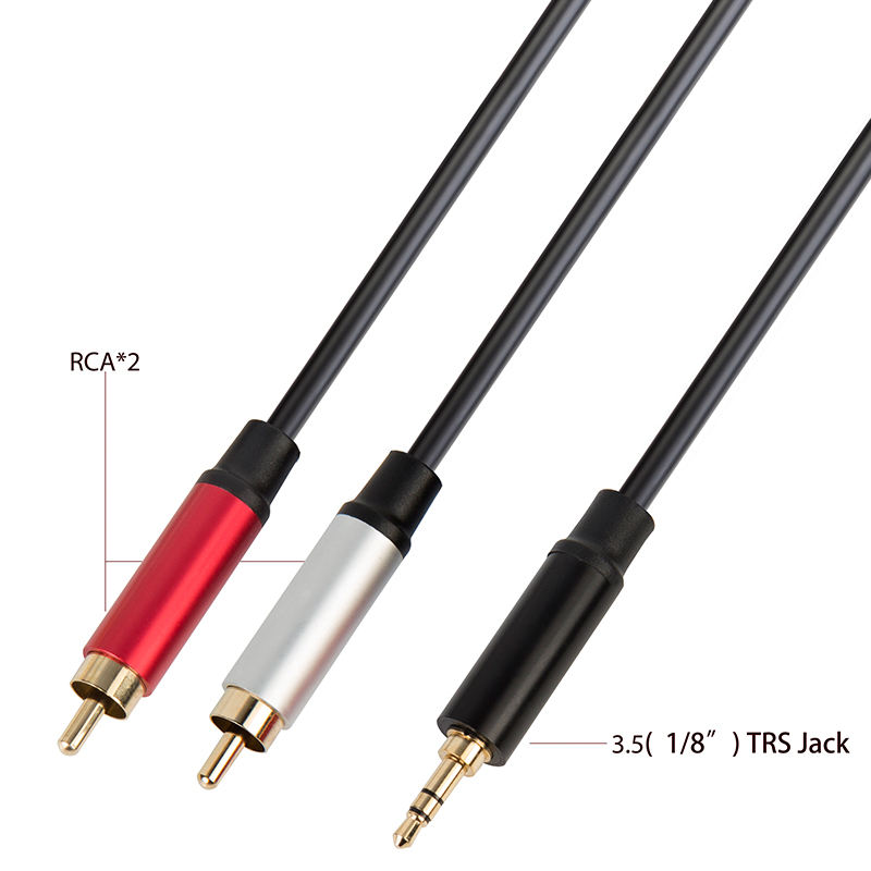 TRS to RCA male adapter cable