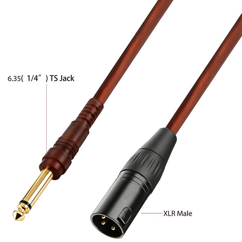 1/4 to xlr cable for amplifier