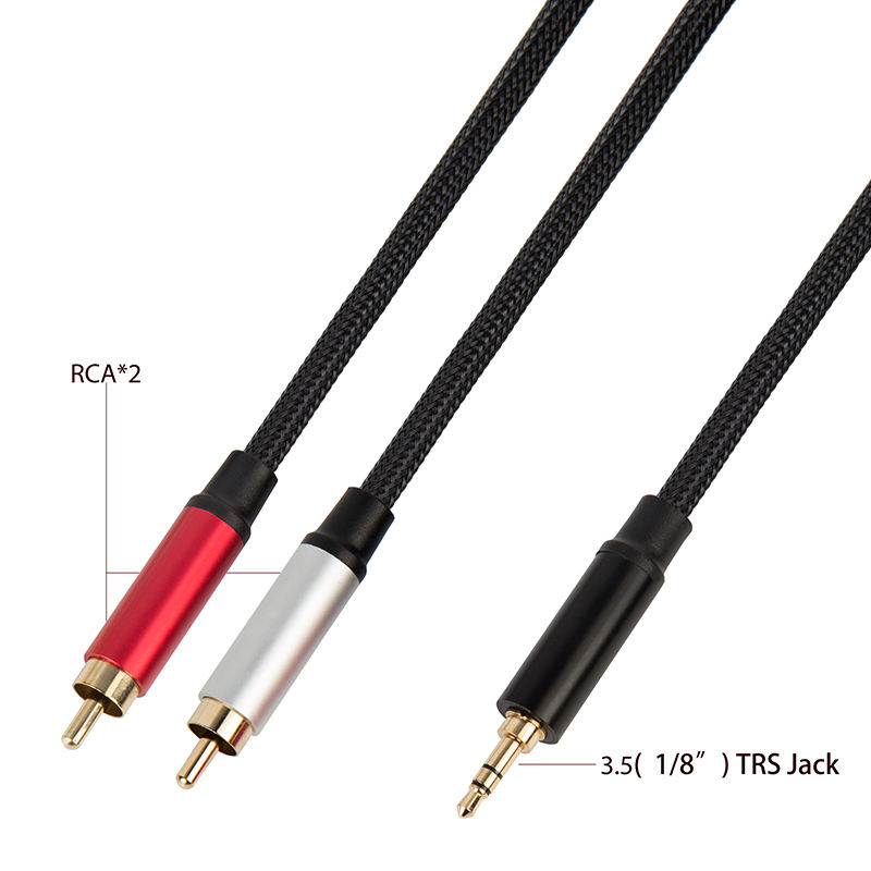 TRS to RCA stereo cable