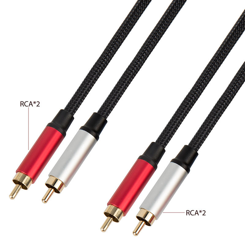 braided RCA cable