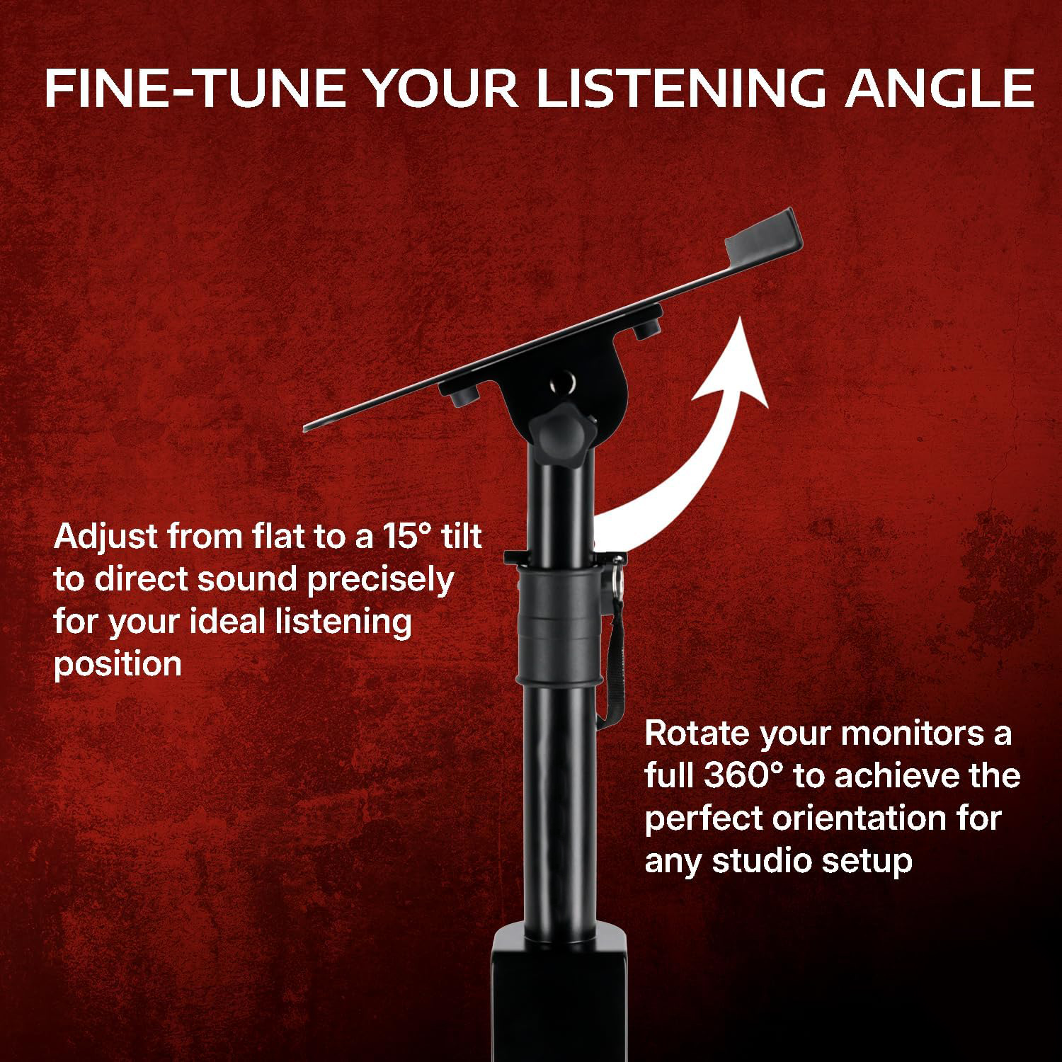 adjustable studio monitor stands