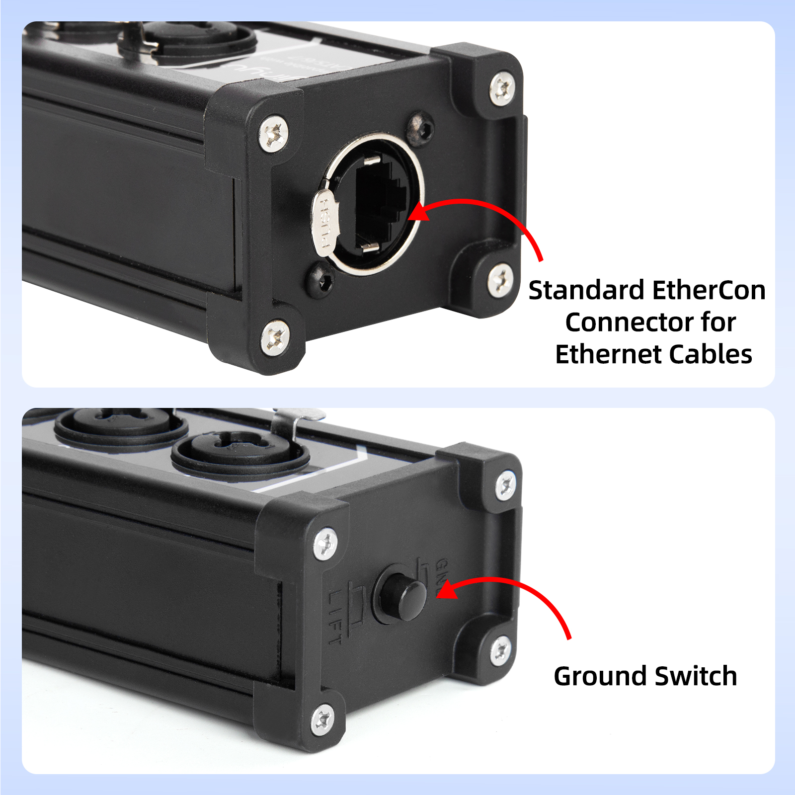 RJ45 to 4*XLR combo