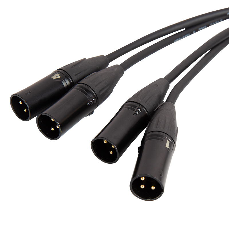 RJ45 to 4 XLR male Adapter