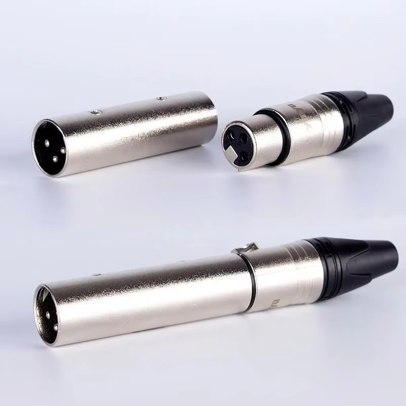 nickel plated XLR connector adapter
