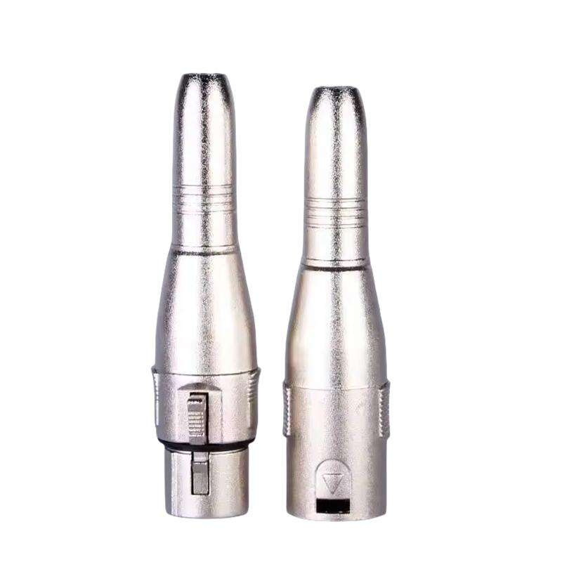 die cast zinc XLR to jack converter