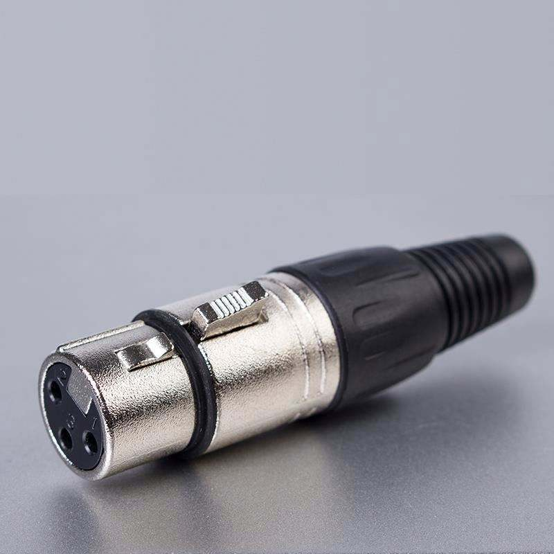 nickel plated XLR connector