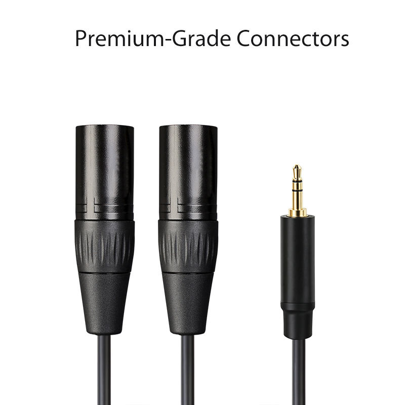 TRS to dual XLR splitter