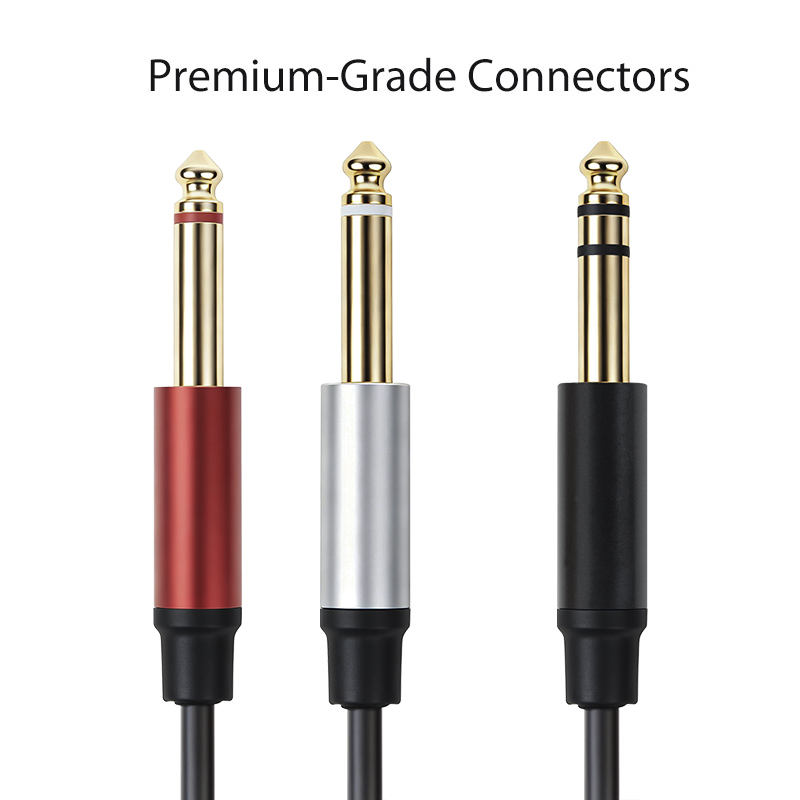 TRS to TS Y splitter cable