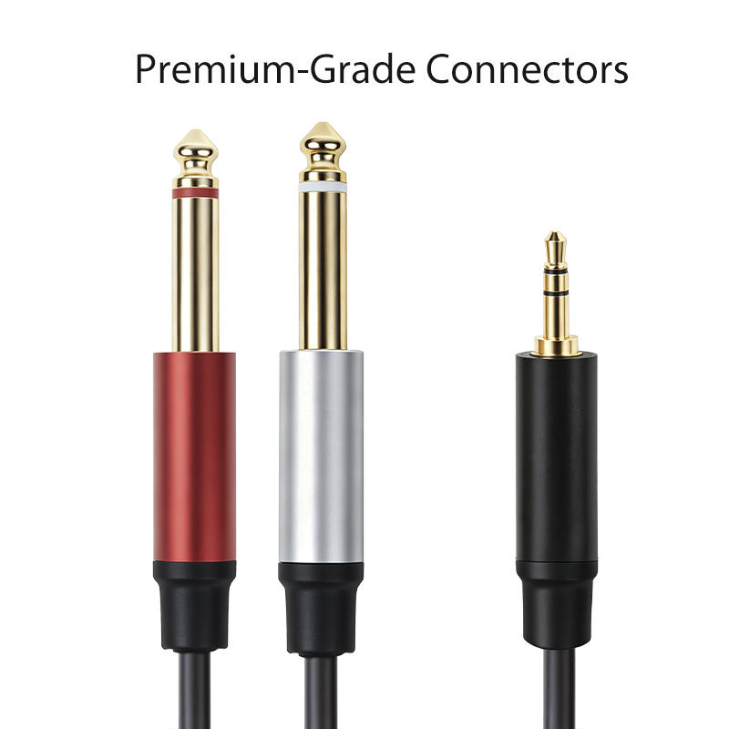 stereo breakout Y-cable for mixer
