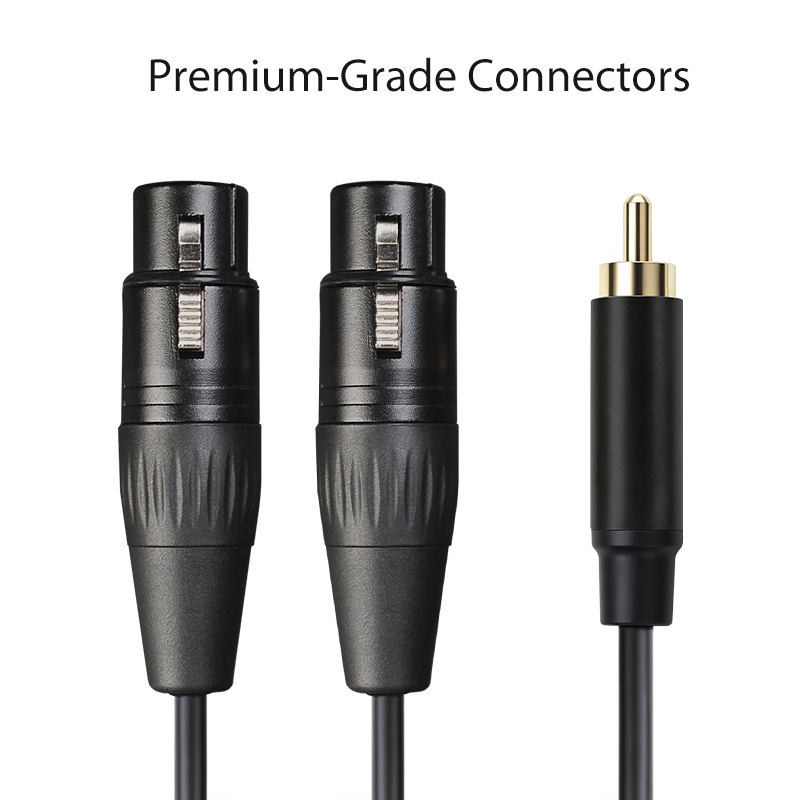 XLR to RCA mixer cable