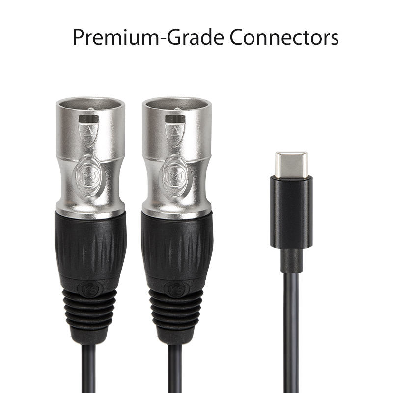 USB C to XLR audio cable