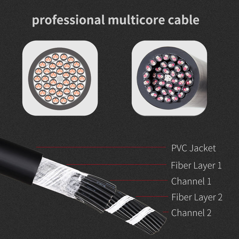 low noise audio snake cable