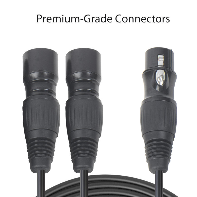 female to dual male xlr